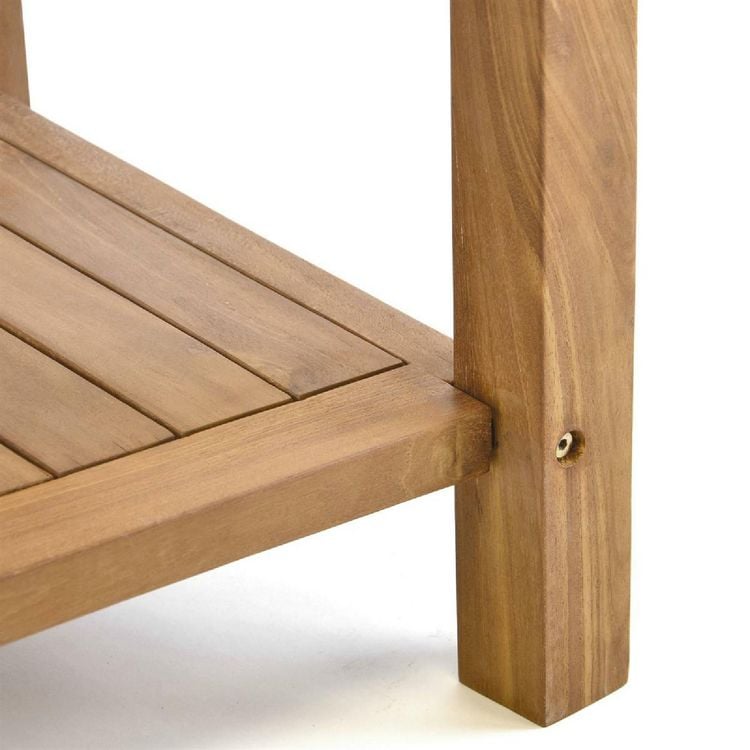 Produktbild: Beistelltisch Blumenhocker Teakholz behandelt Teak