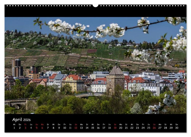 Produktbild: Esslingen am Neckar - Vom Mittelalter in die Moderne (Wandkalender 2026 DIN A2 quer), CALVENDO Monatskalender