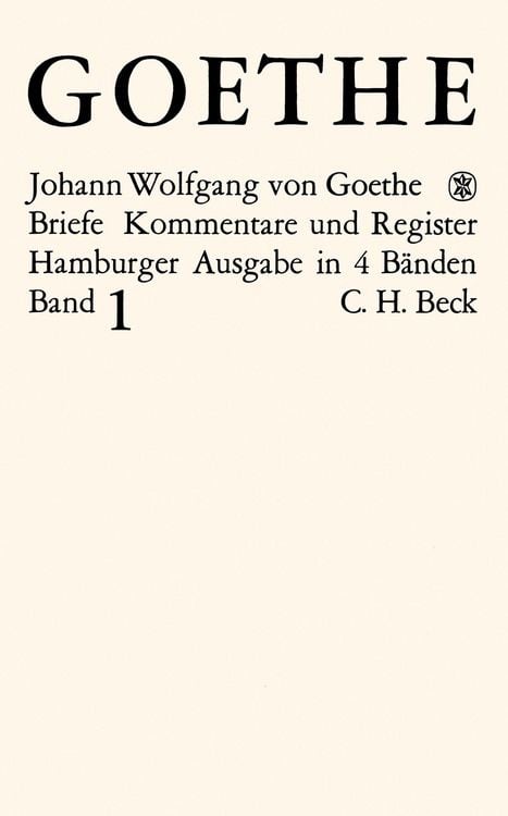 Produktbild: Goethes Briefe und Briefe an Goethe Bd. 1: Briefe der Jahre 1764-1786