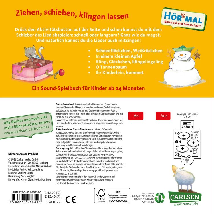 Produktbild: Spiel mal - Weihnachtslieder