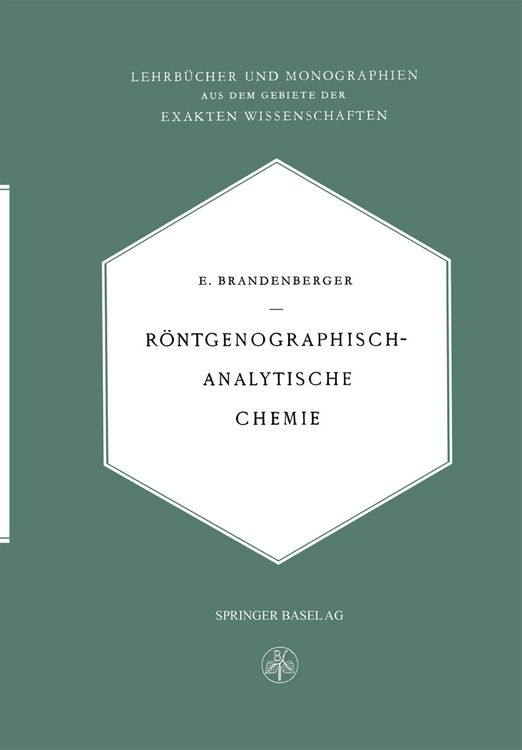 Produktbild: R&ouml;ntgenographisch-Analytische Chemie