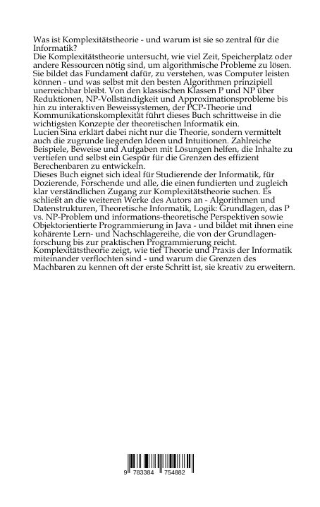 Produktbild: Komplexit&auml;tstheorie