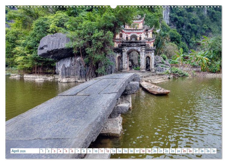 Produktbild: Asia's Pearl Vietnam (High Quality Premium Wall Calendar 2026 DIN A2 landscape),CALVENDO 12 Month Wall Calendar