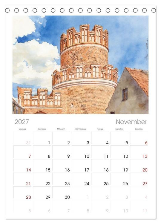 Produktbild: Bezaubernde St&auml;dte in Sachsen-Anhalt (Tischkalender 2027 DIN A5 hoch), CALVENDO Monatskalender