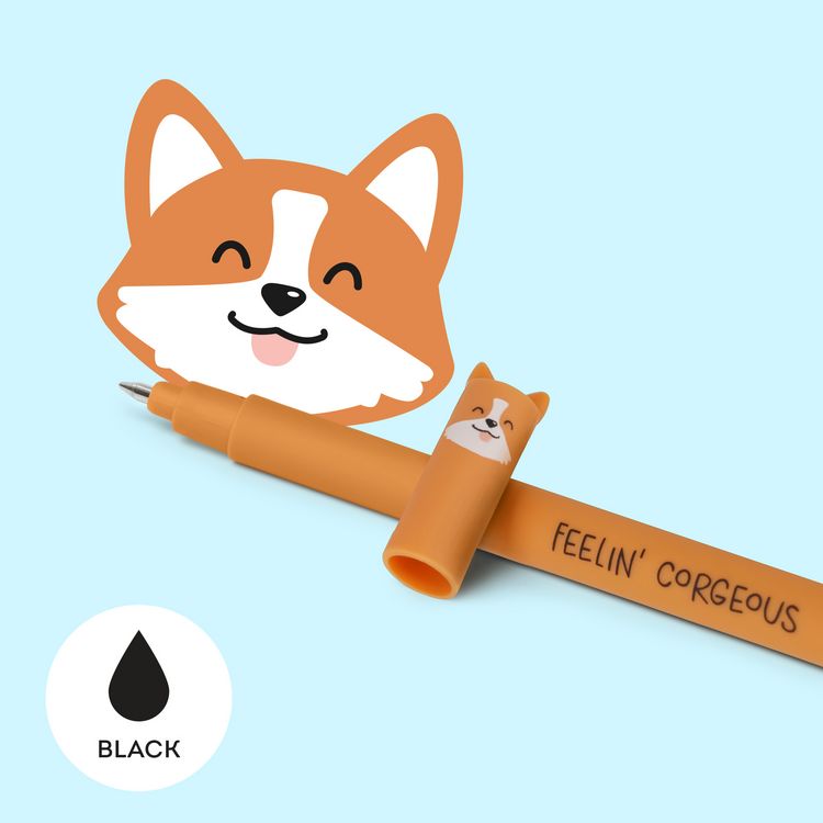 Produktbild: Legami l&ouml;schbarer Gelstift - Corgi