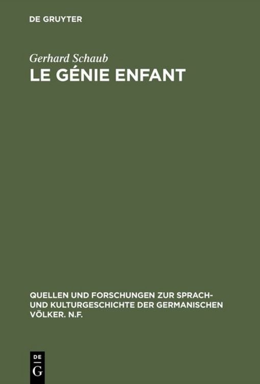 Produktbild: Le g&eacute;nie enfant