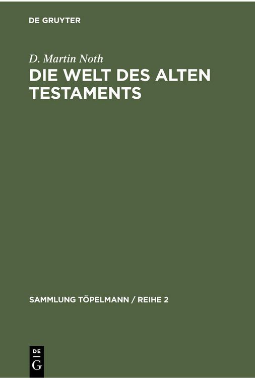 Produktbild: Die Welt des Alten Testaments