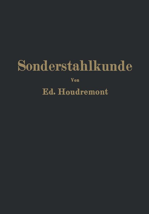Produktbild: Einf&uuml;hrung in die Sonderstahlkunde