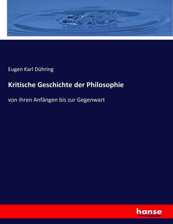 Produktbild: Kritische Geschichte der Philosophie
