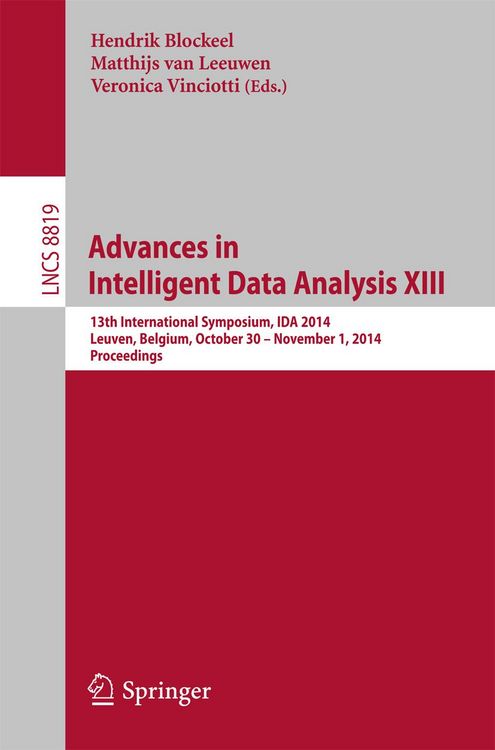 Produktbild: Advances in Intelligent Data Analysis XIII