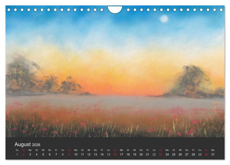 Produktbild: Landschaftspastelle (Wandkalender 2026 DIN A4 quer), CALVENDO Monatskalender