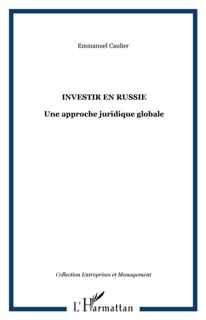 Produktbild: Investir en russie. une approche juridiq