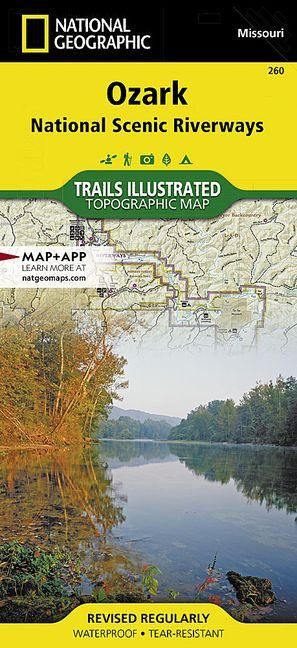 Produktbild: Ozark National Scenic Riverways Map