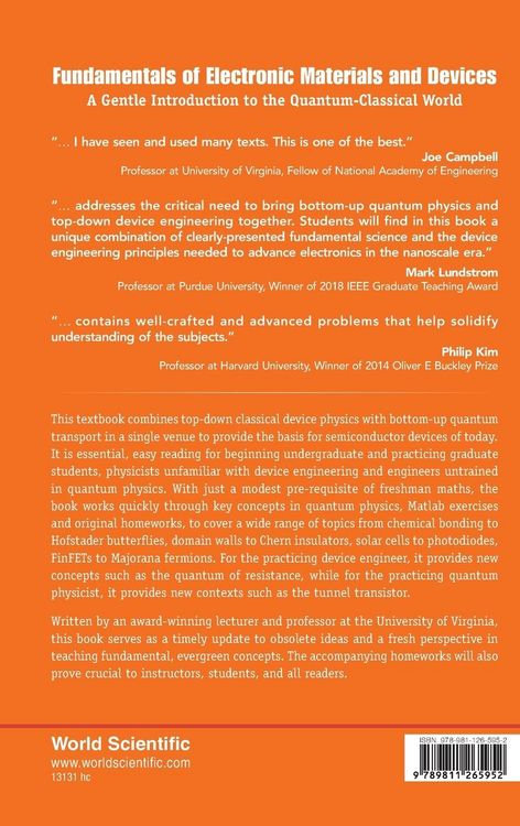 Produktbild: FUNDAMENTALS OF ELECTRONIC MATERIALS AND DEVICES