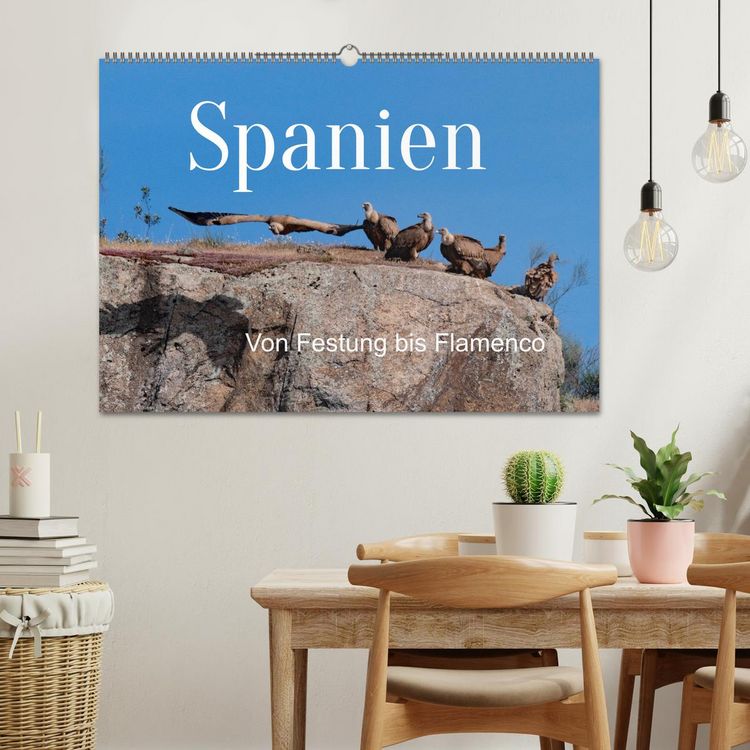 Produktbild: Von Festung bis Flamenco (Wandkalender 2026 DIN A2 quer), CALVENDO Monatskalender