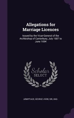 Produktbild: Allegations for Marriage Licences