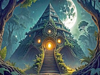 Produktbild: CALVENDO Puzzle Die Stufenpyramide in den Lysandraw&auml;ldern | 1000 Teile Lege-Gr&ouml;&szlig;e 64x48cm Foto-Puzzle f&uuml;r gl&uuml;ckliche Stunden