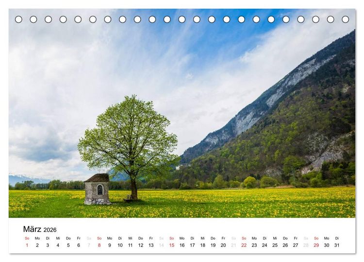 Produktbild: Tirol &ndash; Impressionen aus dem Alpenland (Tischkalender 2026 DIN A5 quer), CALVENDO Monatskalender
