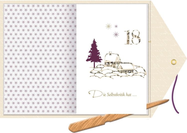 Produktbild: Lesezauber: Advent mit Wilhelm Busch, Briefbuch zum Aufschn.