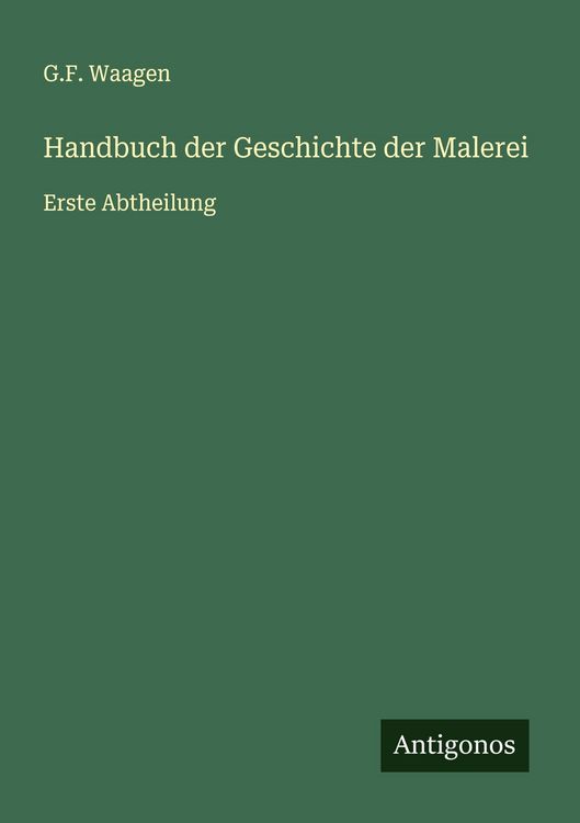 Produktbild: Handbuch der Geschichte der Malerei