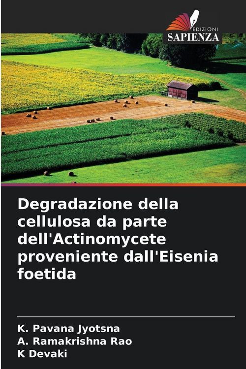 Produktbild: Degradazione della cellulosa da parte dell'Actinomycete proveniente dall'Eisenia foetida