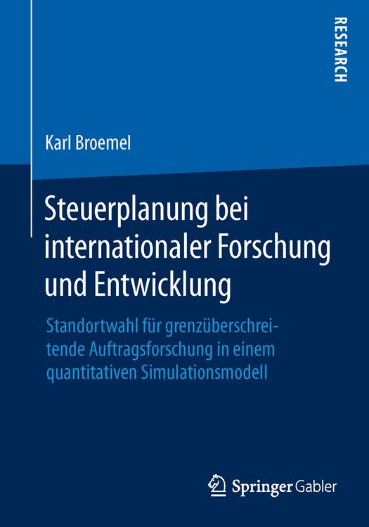 Produktbild: Steuerplanung bei internationaler Forschung und Entwicklung