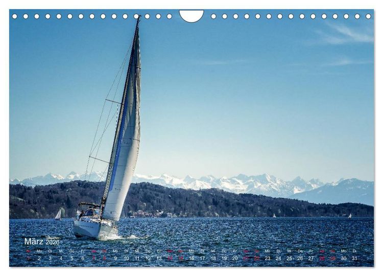 Produktbild: Impressionen vom Starnberger See (Wandkalender 2026 DIN A4 quer), CALVENDO Monatskalender