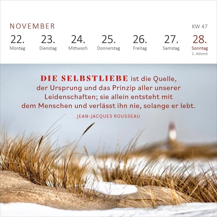 Produktbild: Mini-Wochenkalender 365 Tage Sonne im Herzen 2027