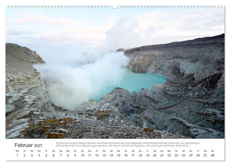 Produktbild: JAVA Natur pur (hochwertiger Premium Wandkalender 2027 DIN A2 quer), Kunstdruck in Hochglanz
