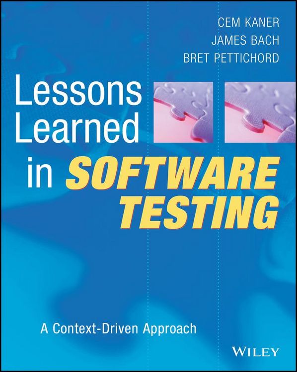 Produktbild: Lessons Learned in Software Testing