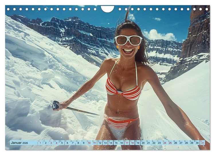 Produktbild: Eisbaden (Wandkalender 2026 DIN A4 quer), CALVENDO Monatskalender