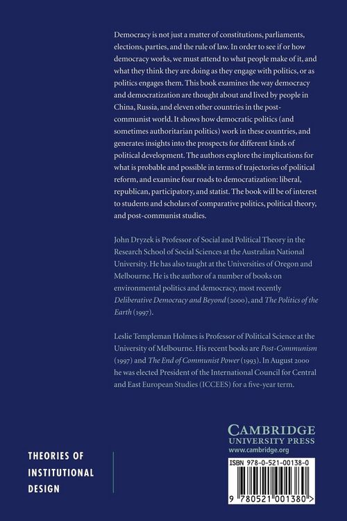 Produktbild: Post-Communist Democratization