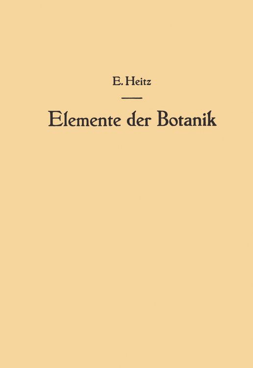 Produktbild: Elemente der Botanik