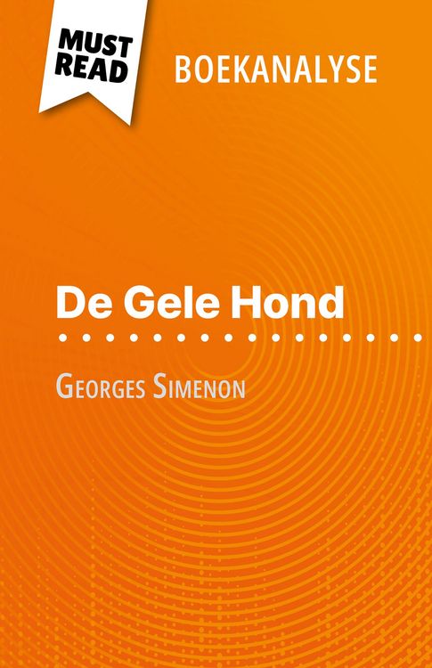 Produktbild: De Gele Hond van Georges Simenon (Boekanalyse)