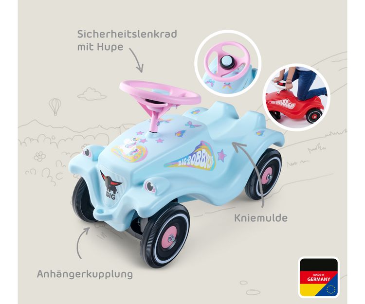 Produktbild: BIG 800056138 - Bobby Car Classic Einhorn