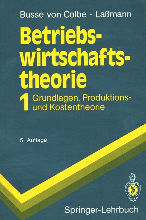 Produktbild: Betriebswirtschaftstheorie