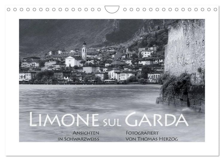 Produktbild: Limone sul Garda schwarzwei&szlig; (Wandkalender 2026 DIN A4 quer), CALVENDO Monatskalender