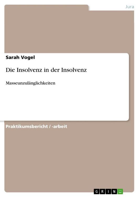 Produktbild: Die Insolvenz in der Insolvenz