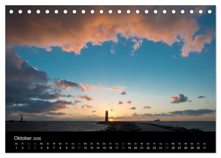 Produktbild: Mecklenburg - Vorpommern (Tischkalender 2026 DIN A5 quer), CALVENDO Monatskalender