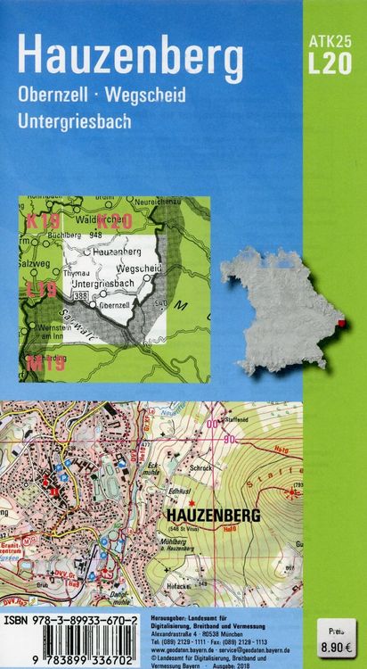 Produktbild: Hauzenberg 1 : 25 000