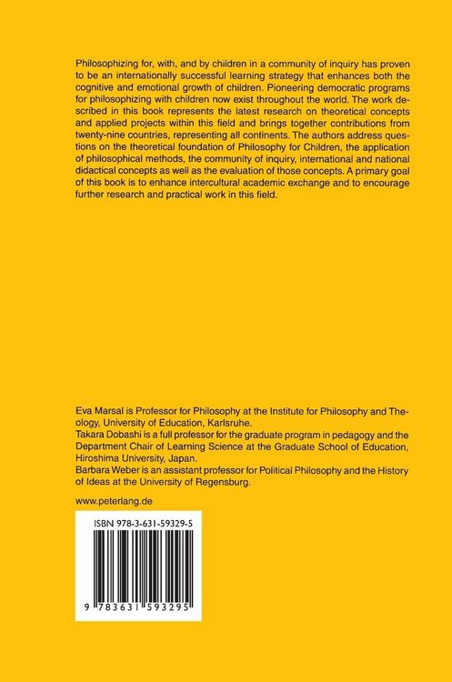 Produktbild: Children Philosophize Worldwide