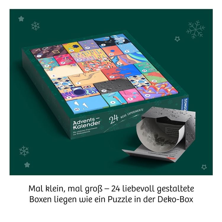 Produktbild: Adventskalender - Die sch&ouml;nsten Experimente zur Weihnachtszeit
