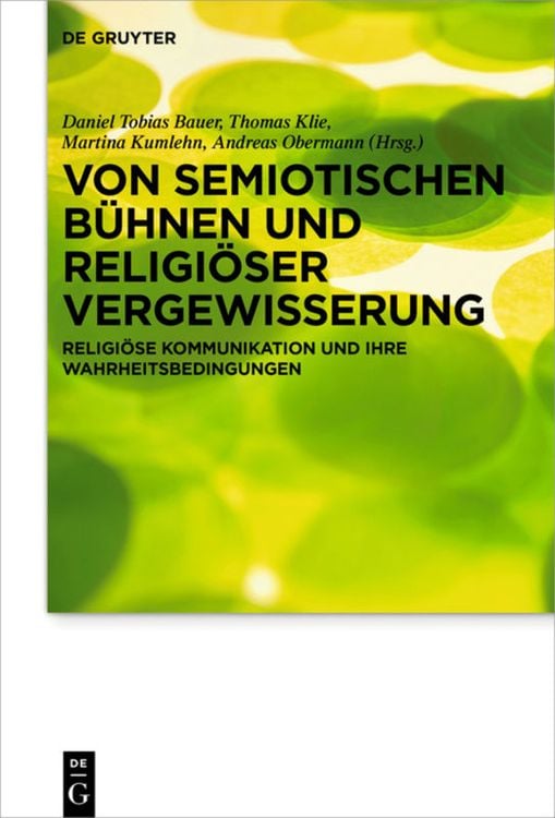 Produktbild: Von semiotischen Bühnen und religiöser Vergewisserung