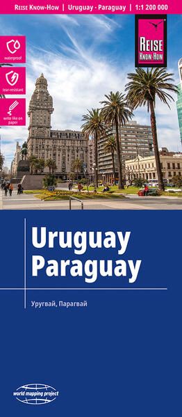 Produktbild: Reise Know-How Landkarte Uruguay, Paraguay (1:1.200.000)