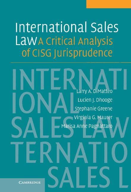 Produktbild: International Sales Law