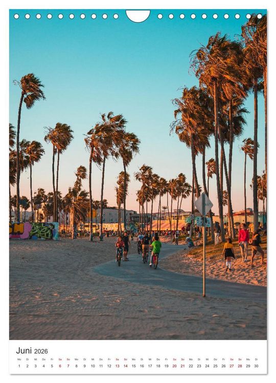 Produktbild: Los Angeles - Eine spannende Reise nach Kalifornien. (Wandkalender 2026 DIN A4 hoch), CALVENDO Monatskalender
