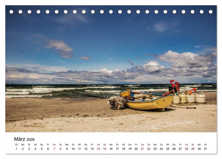 Produktbild: Ein Tag auf der Insel Hiddensee (Tischkalender 2026 DIN A5 quer), CALVENDO Monatskalender