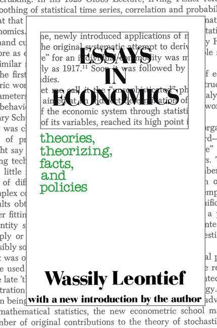 Produktbild: Leontief, W: Essays in Economics