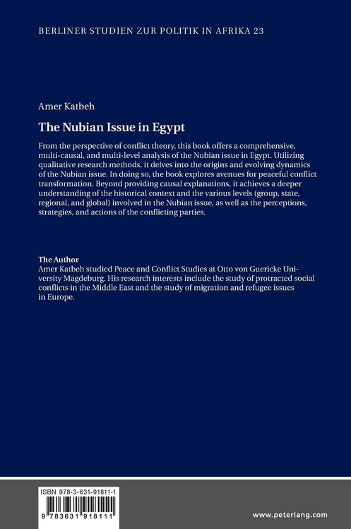 Produktbild: The Nubian Issue in Egypt
