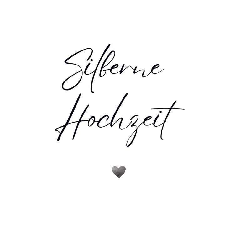 Produktbild: G&auml;stebuch "Silberhochzeit"- Premium G&auml;stebuch Blanko